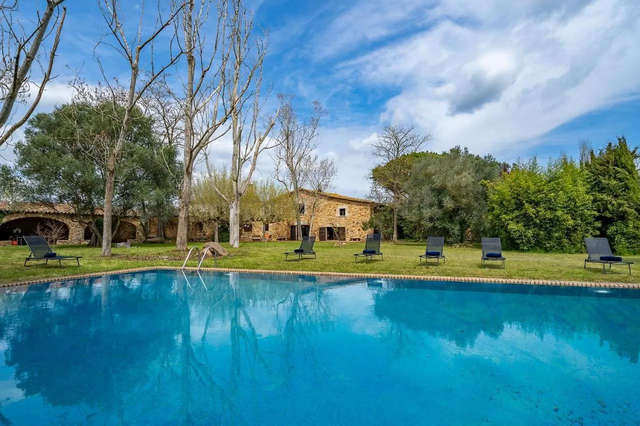 Masia Marco Lux, Ideal Familias Con Gran Zona Exterior Y Piscina Llagostera 0*,